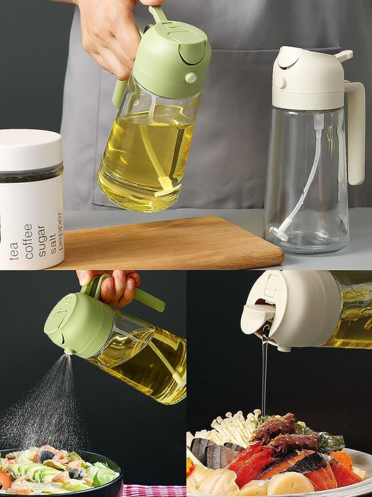 500ml Oil Sprayer Dispenser for Healthier Cooking