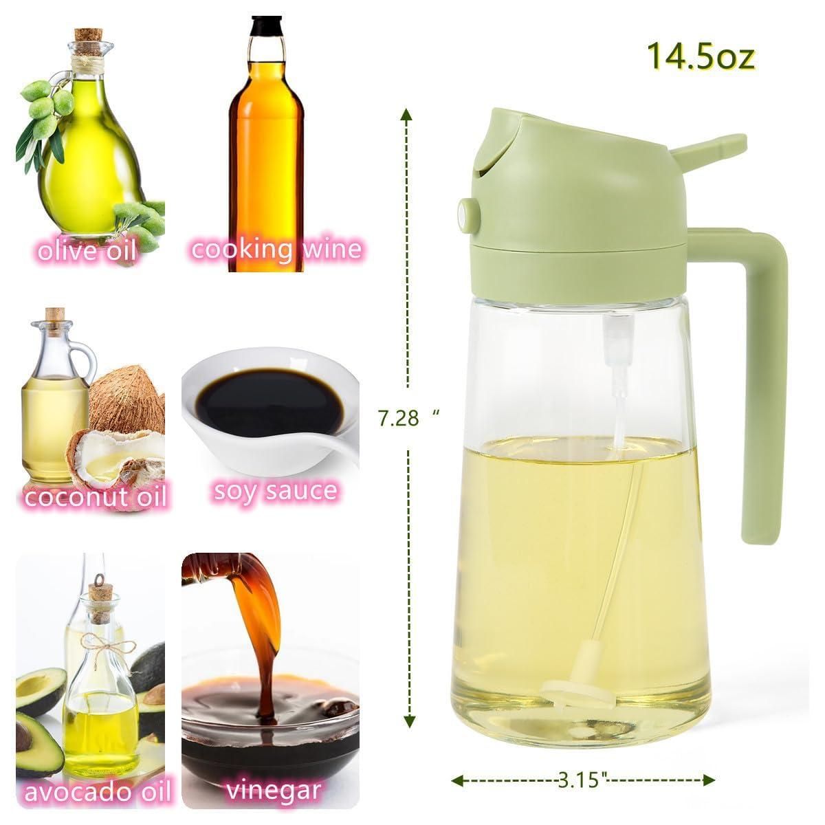 500ml Oil Sprayer Dispenser for Healthier Cooking