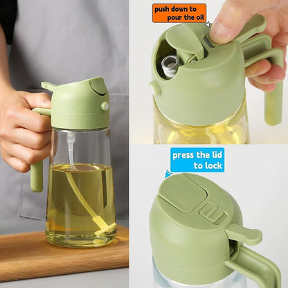 500ml Oil Sprayer Dispenser for Healthier Cooking