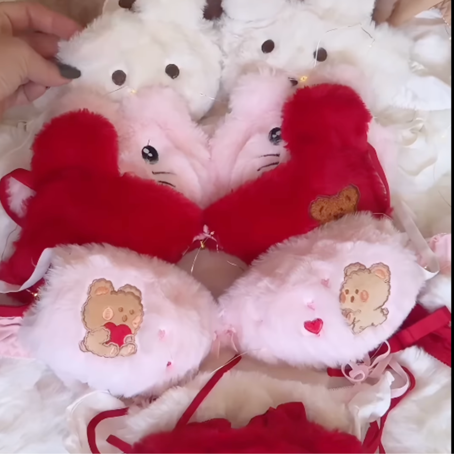 Pure Desire Style Small Chest Push Up Bra Suit